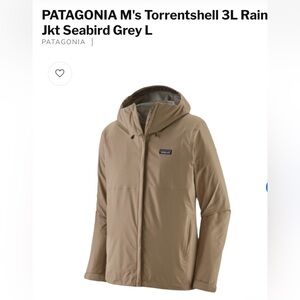 Patagonia M’s Torrentshell 3L Rain JKT Seabird Grey SZ L